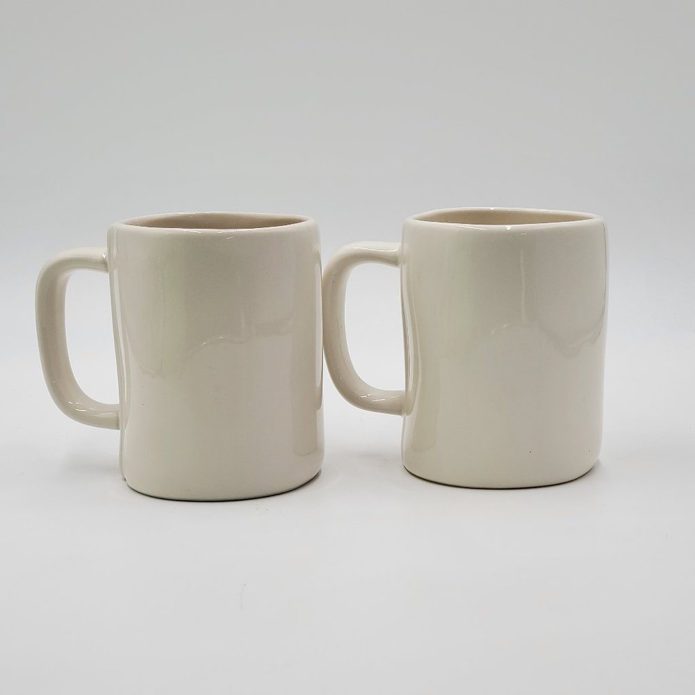 Rae Dunn Pottery Mugs “STRENGH” & “BLESSED” - Picture 3 of 14